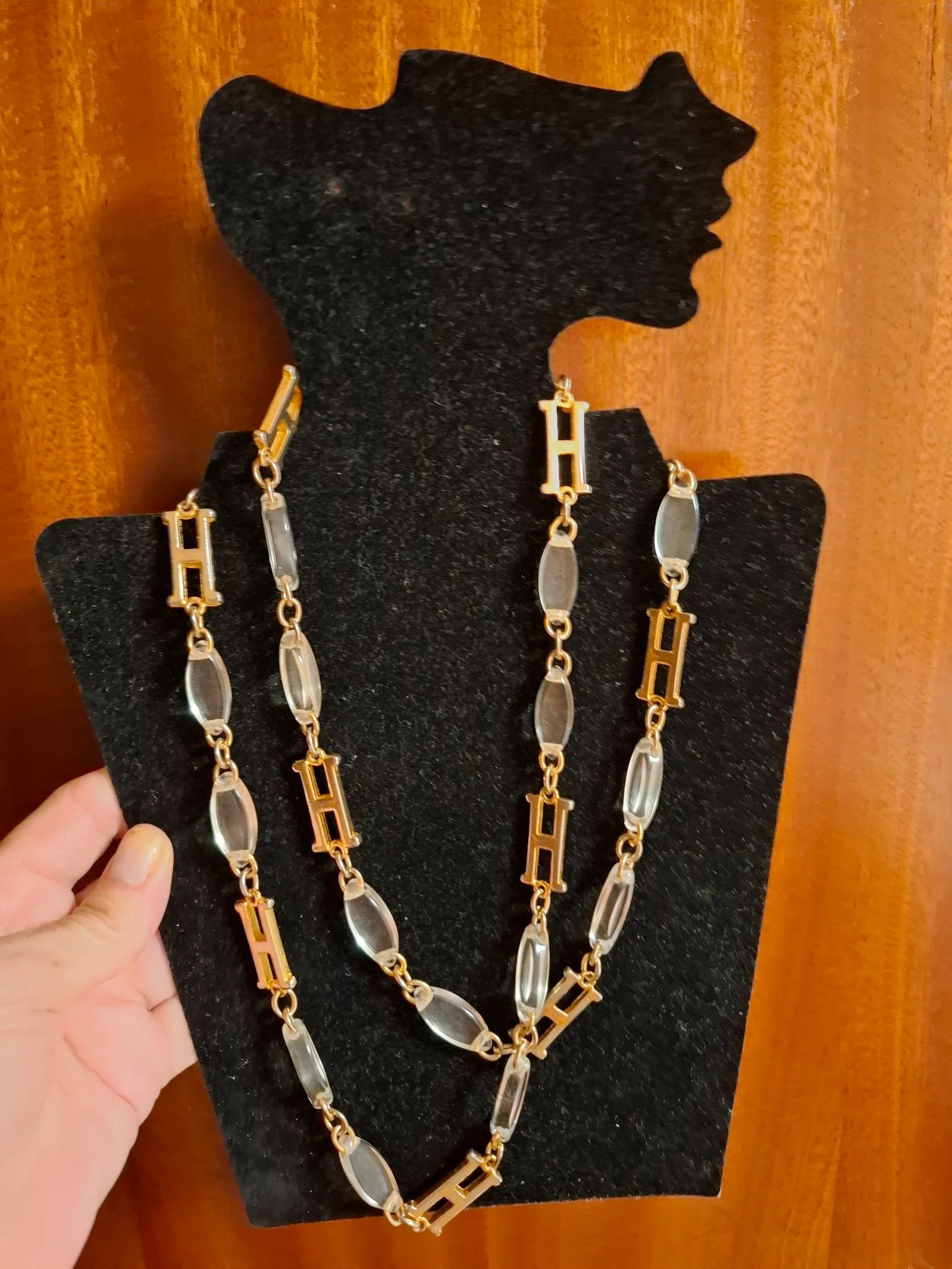 Collar cristal vintage 